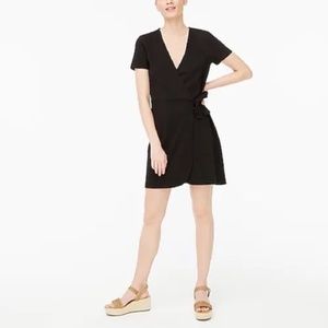J. Crew Textured Knit Wrap Dress